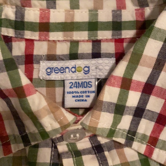 Two Greendog Button down dress shirts 18 month & 24 month - Picture 3 of 4